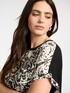 Printed viscose t-shirt image number 3