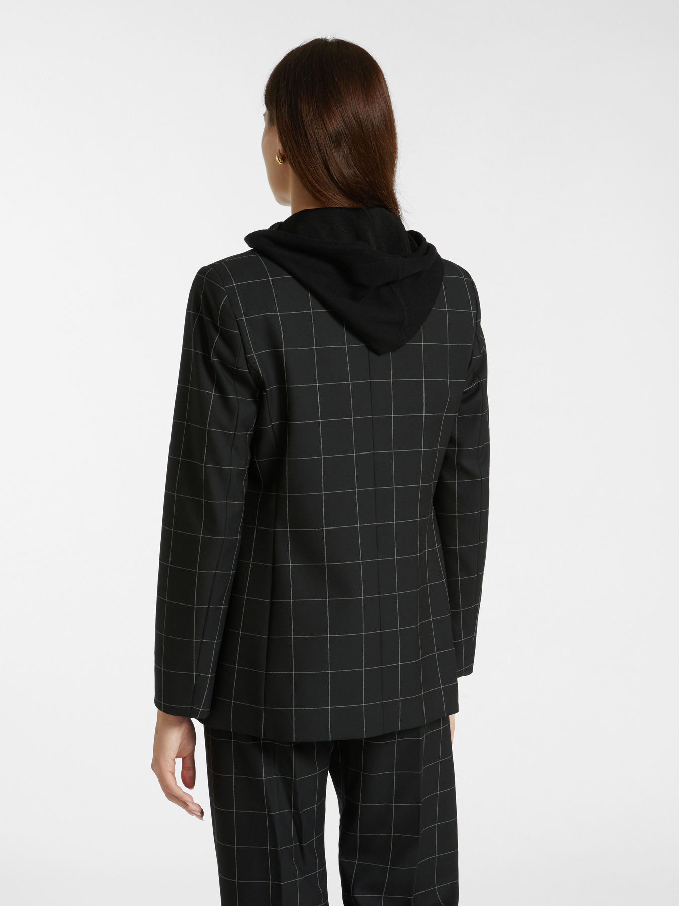 Pinstriped blazer image number 1