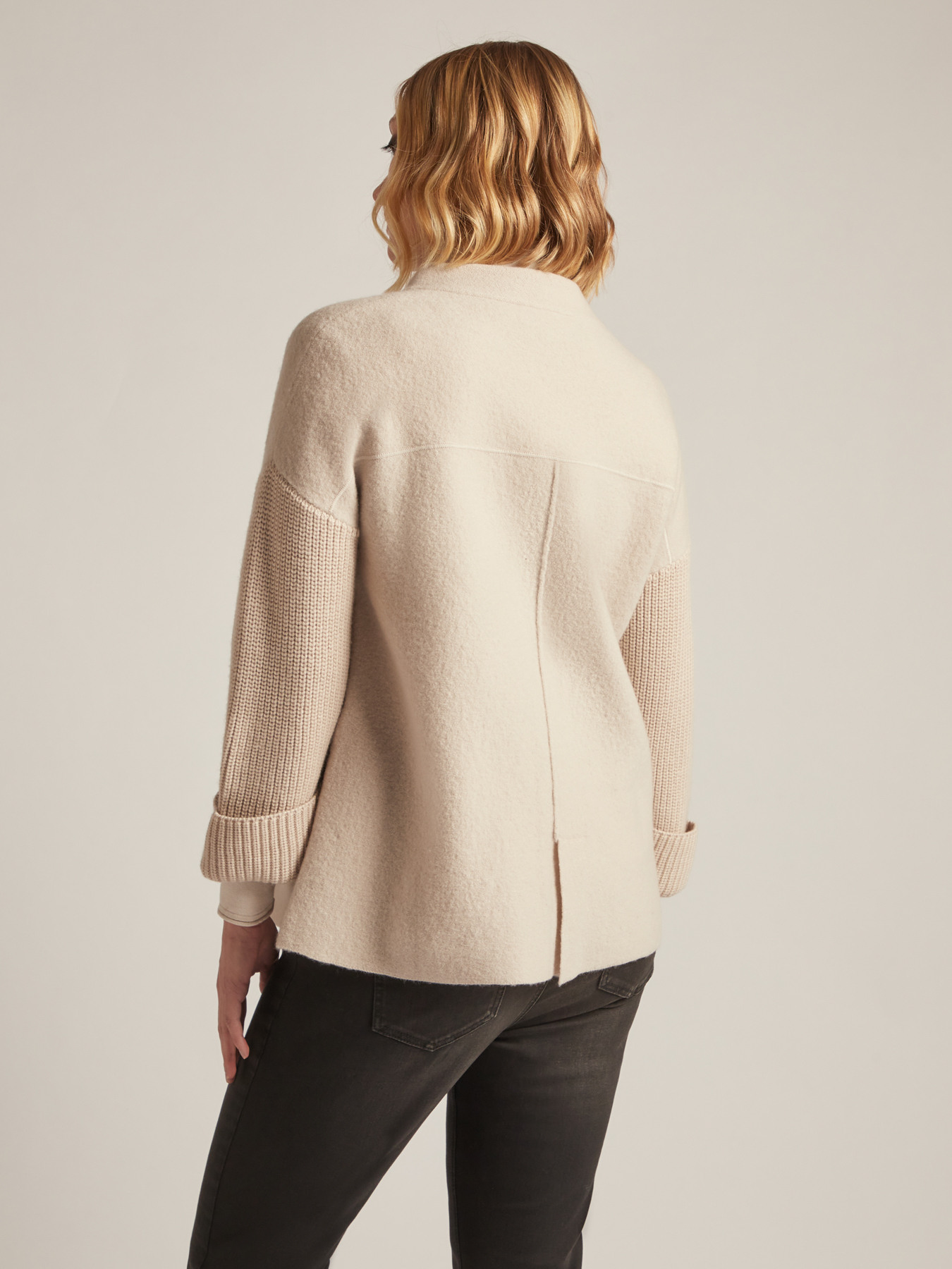 felted wool blazer