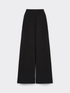 Wide-leg cropped trousers with pleats image number 8
