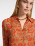 Printed viscose shirt image number 3
