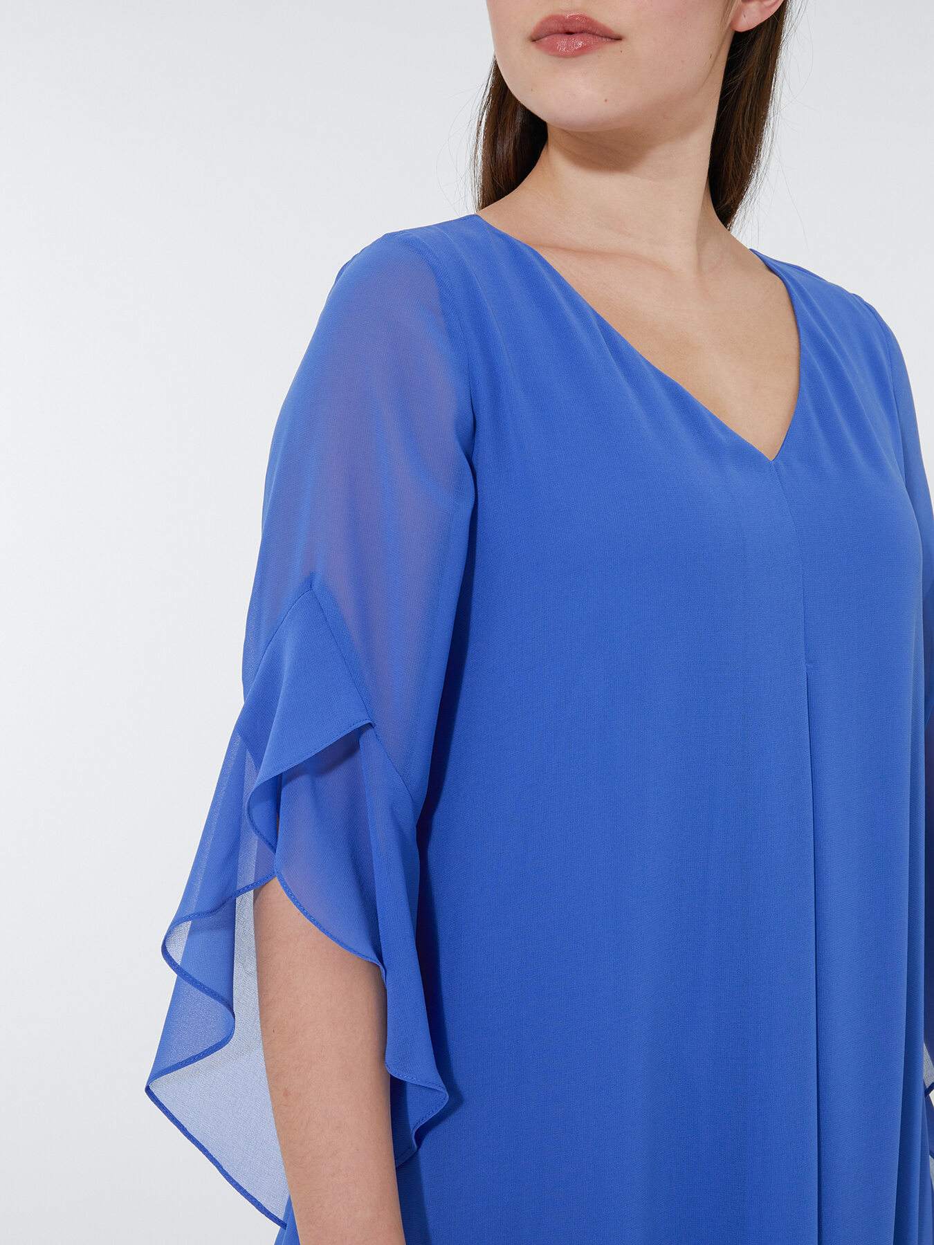 Abito elegante con maniche svasate image number 3