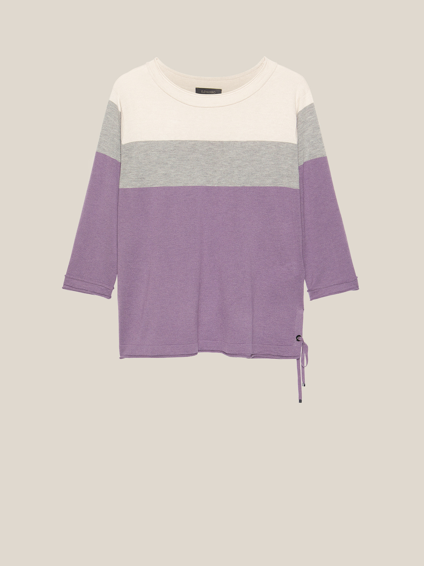 Colour block sweater image number 4