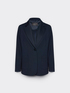 Blazer de um bot&atilde;o em malha Milano image number 4