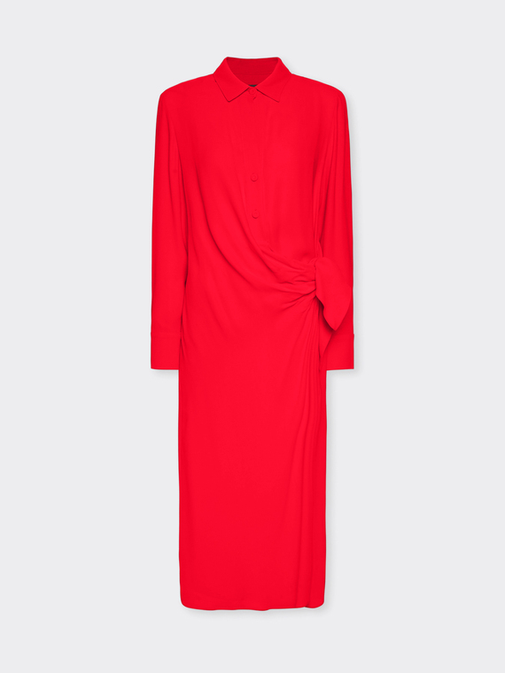 Wickelkleid aus Georgette