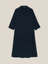 Ausgestelltes Kleid mit Knopf image number 4