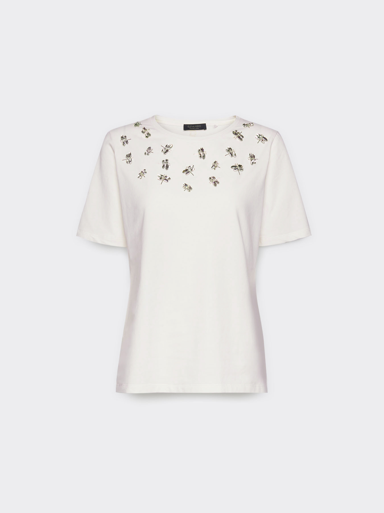 T-shirt con ricamo libellule image number 4