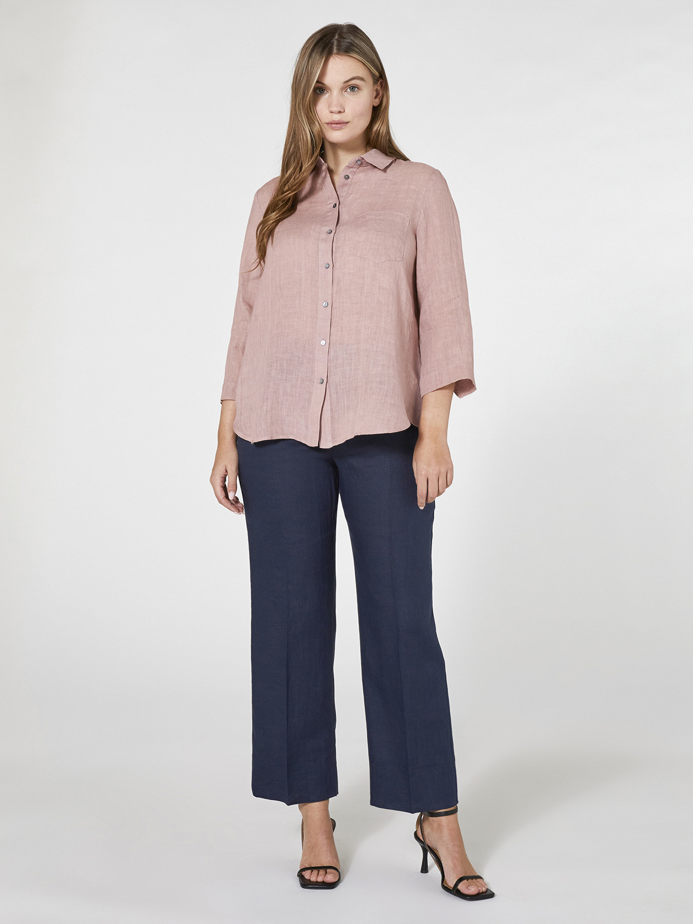 Hemdbluse aus Leinen image number 1