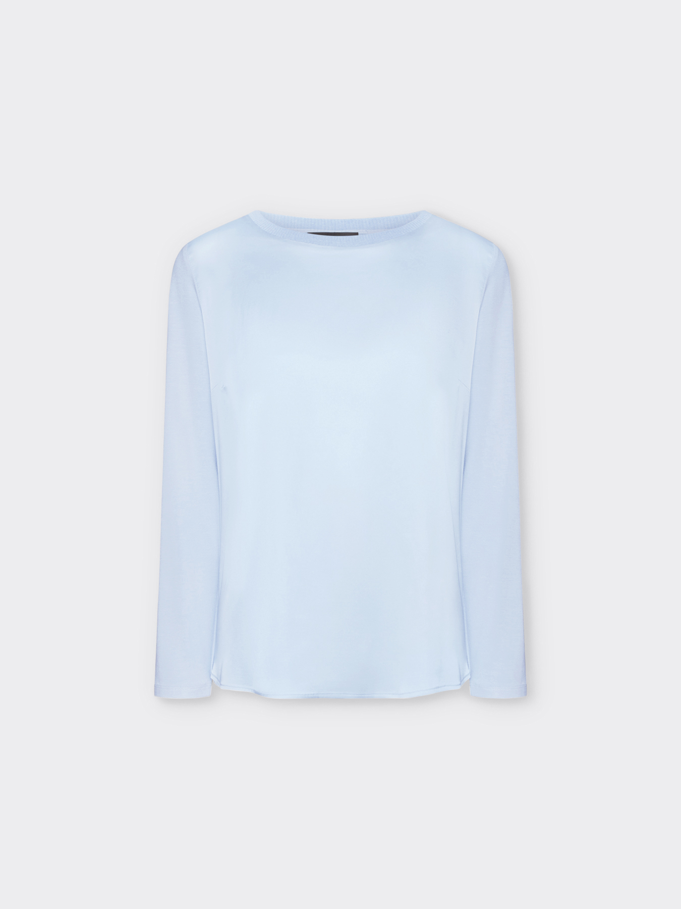 T-shirt en deux tissus image number 4