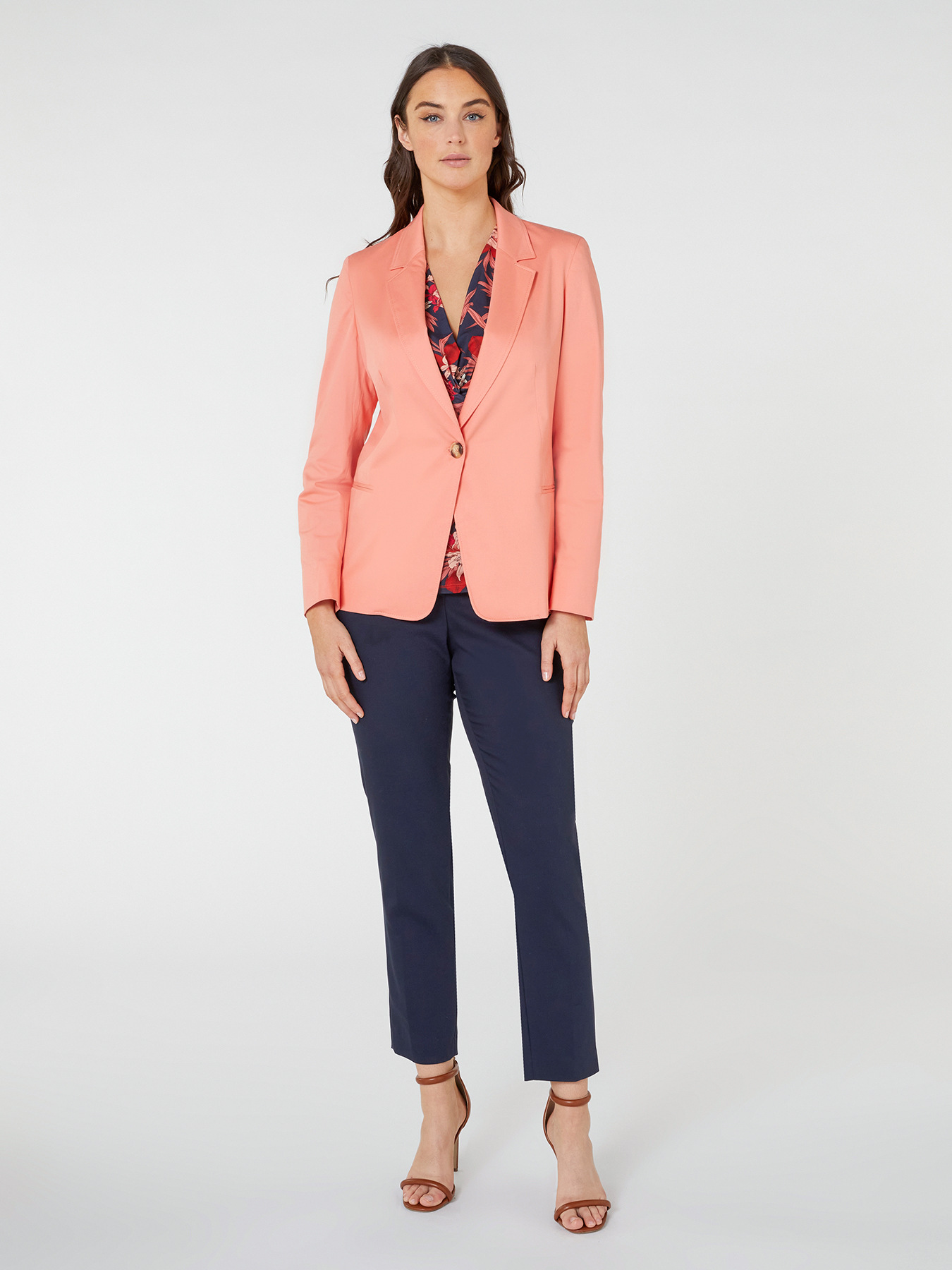 Veste blazer &agrave; un bouton image number 0