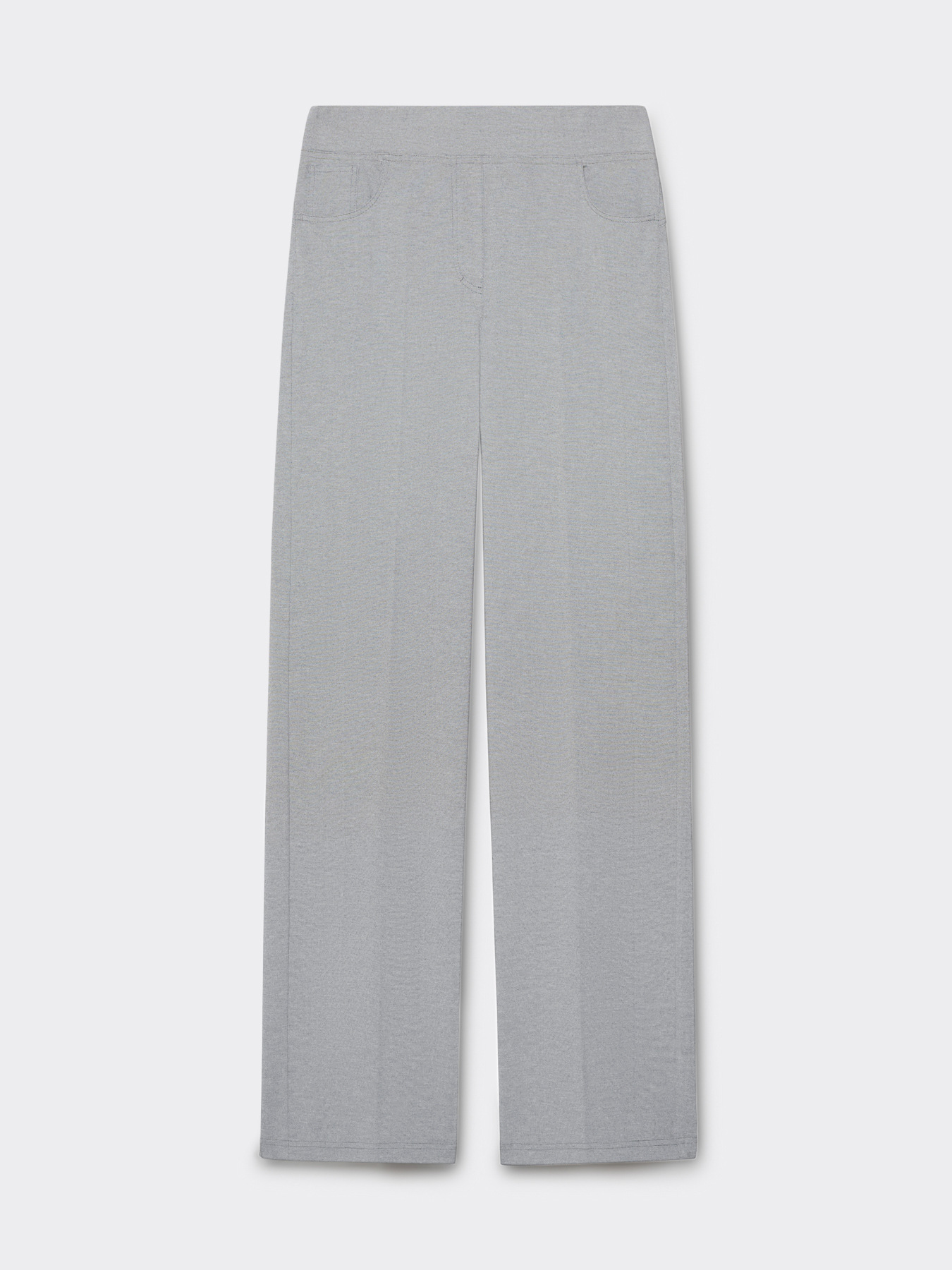 Pull-on trousers in Milano stitch image number 4