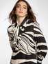 Printed dress in viscose twill image number 3