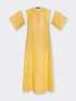 Long linen dress with V-neck image number 4