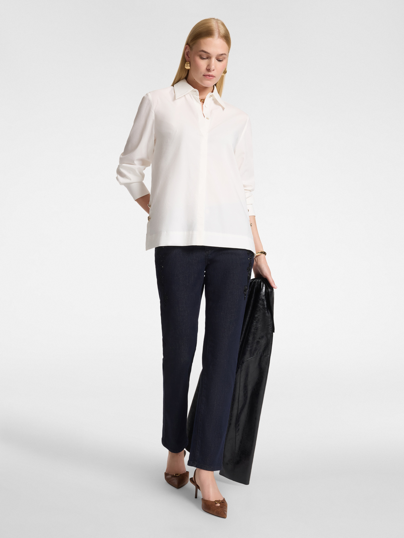 Camicia in popeline image number 2