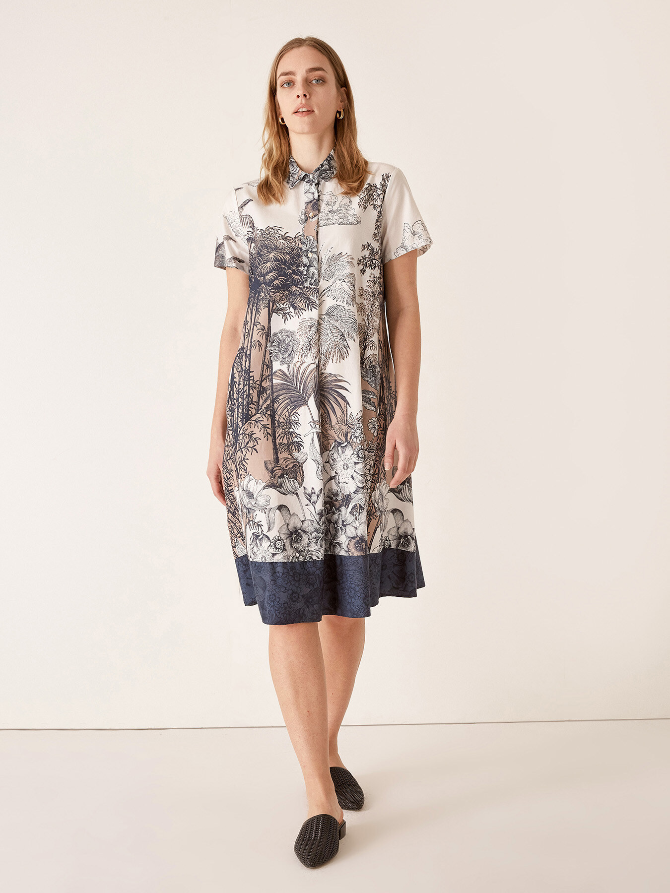 Robe chemisier imprimée image number 0