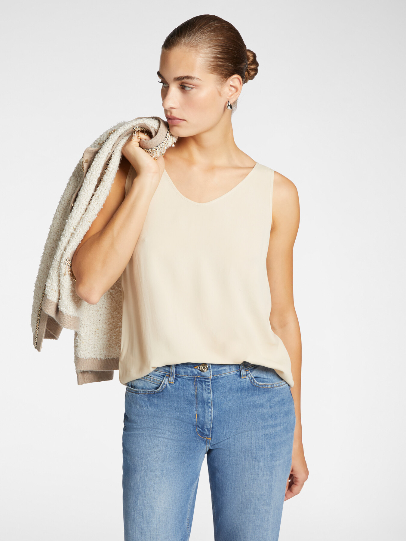 Viscose crepe top image number 0