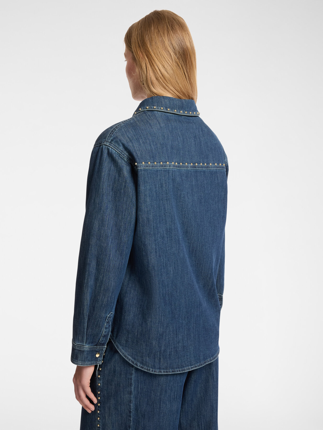 Chemise en denim avec clous image number 1