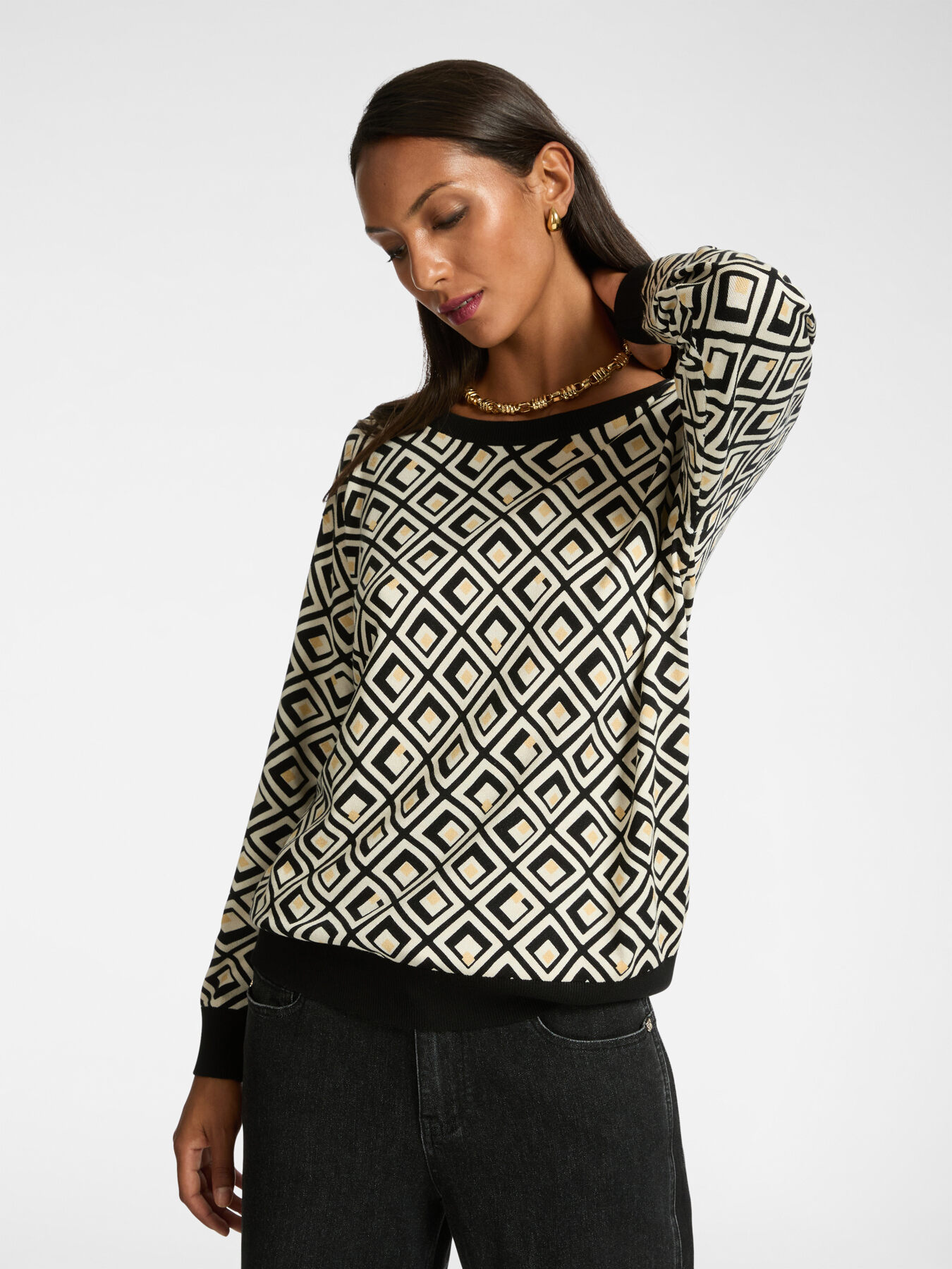Maglia dalla stampa geometrica image number 0