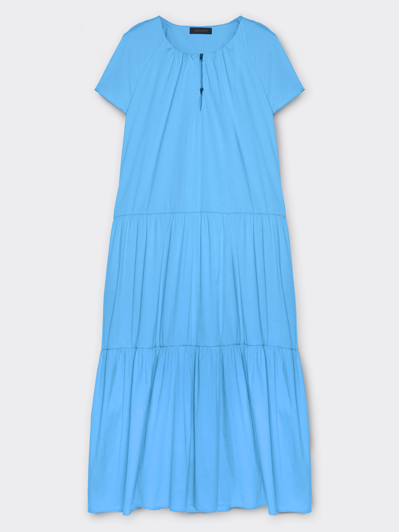 Langes Kleid mit Volants image number 4