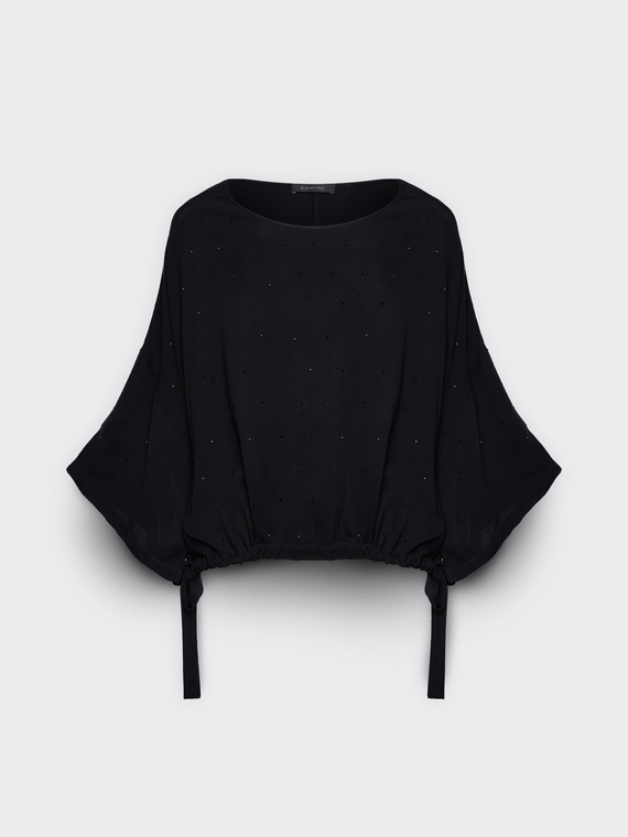 Blusa in marocaine con applicazioni