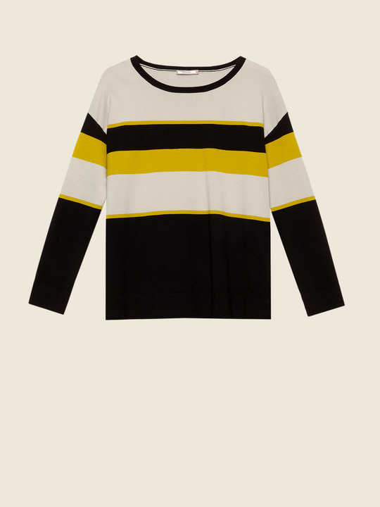 Elenamiro&nbsp;: Chandail color block Beige_1