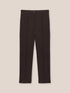 Basic straight trousers in bi-stretch twill image number 4