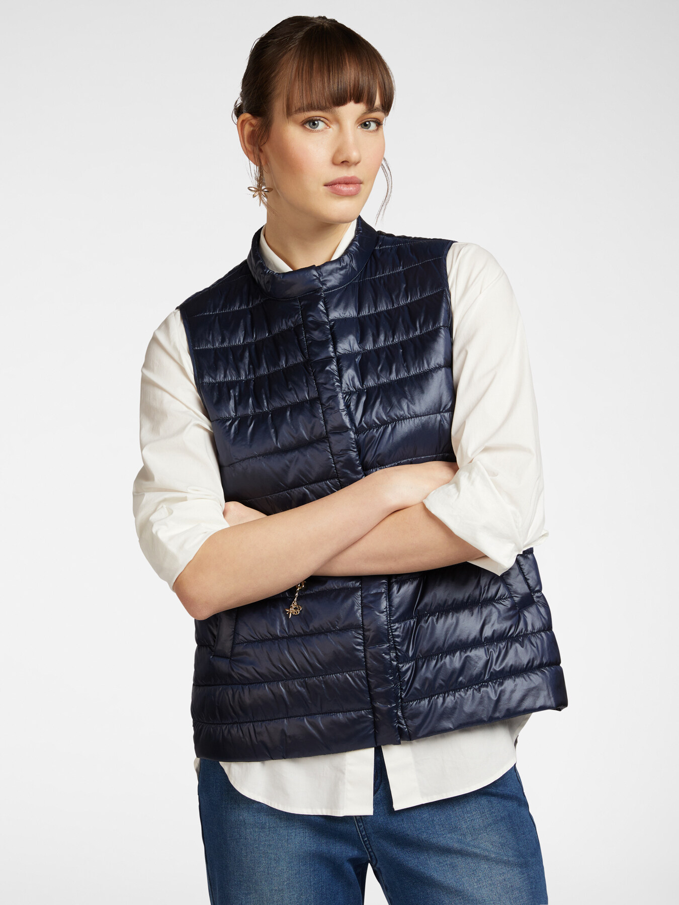 Cotton layering parka image number 4