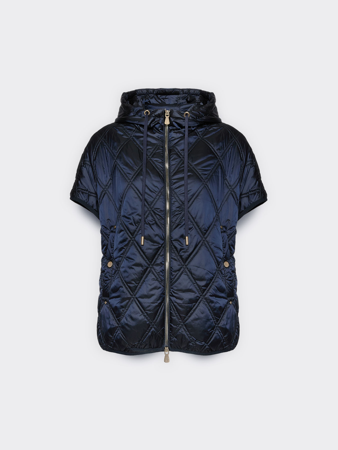 Piumino lightweight senza maniche con cappuccio