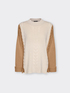 Pure wool sweater with cable knit image number 4
