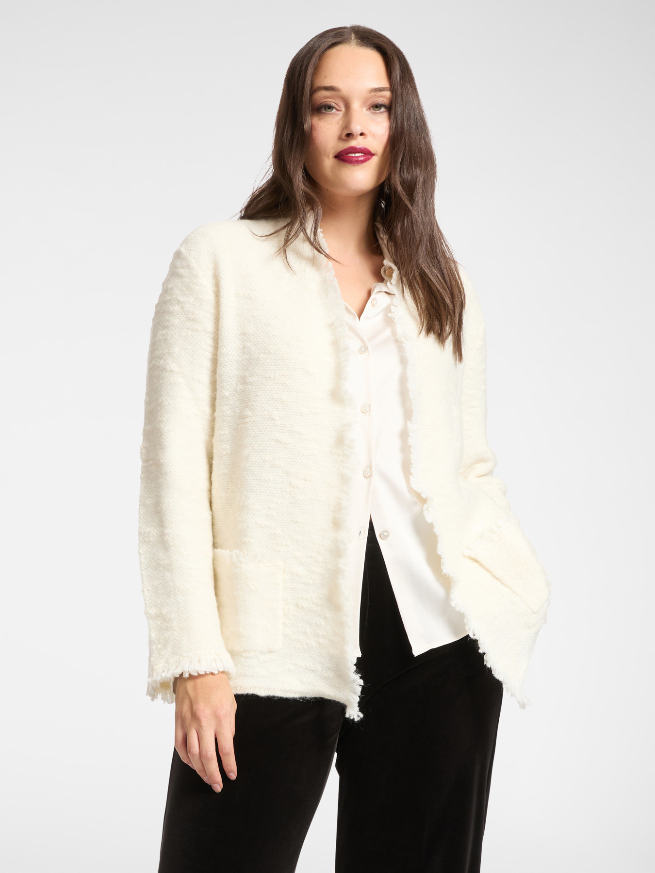 Gilet &agrave; franges