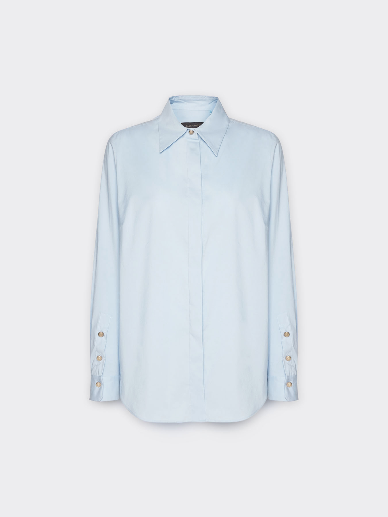 Loose poplin shirt image number 4