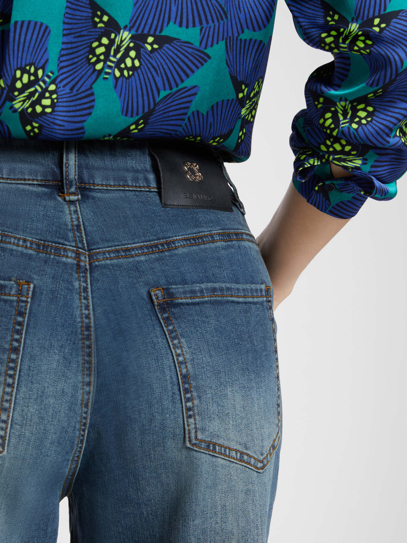 Vintage-gewaschene Ballon-Jeans image number 3