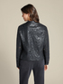 Faux leather openwork jacket image number 1