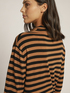 Striped turtleneck sweater image number 3