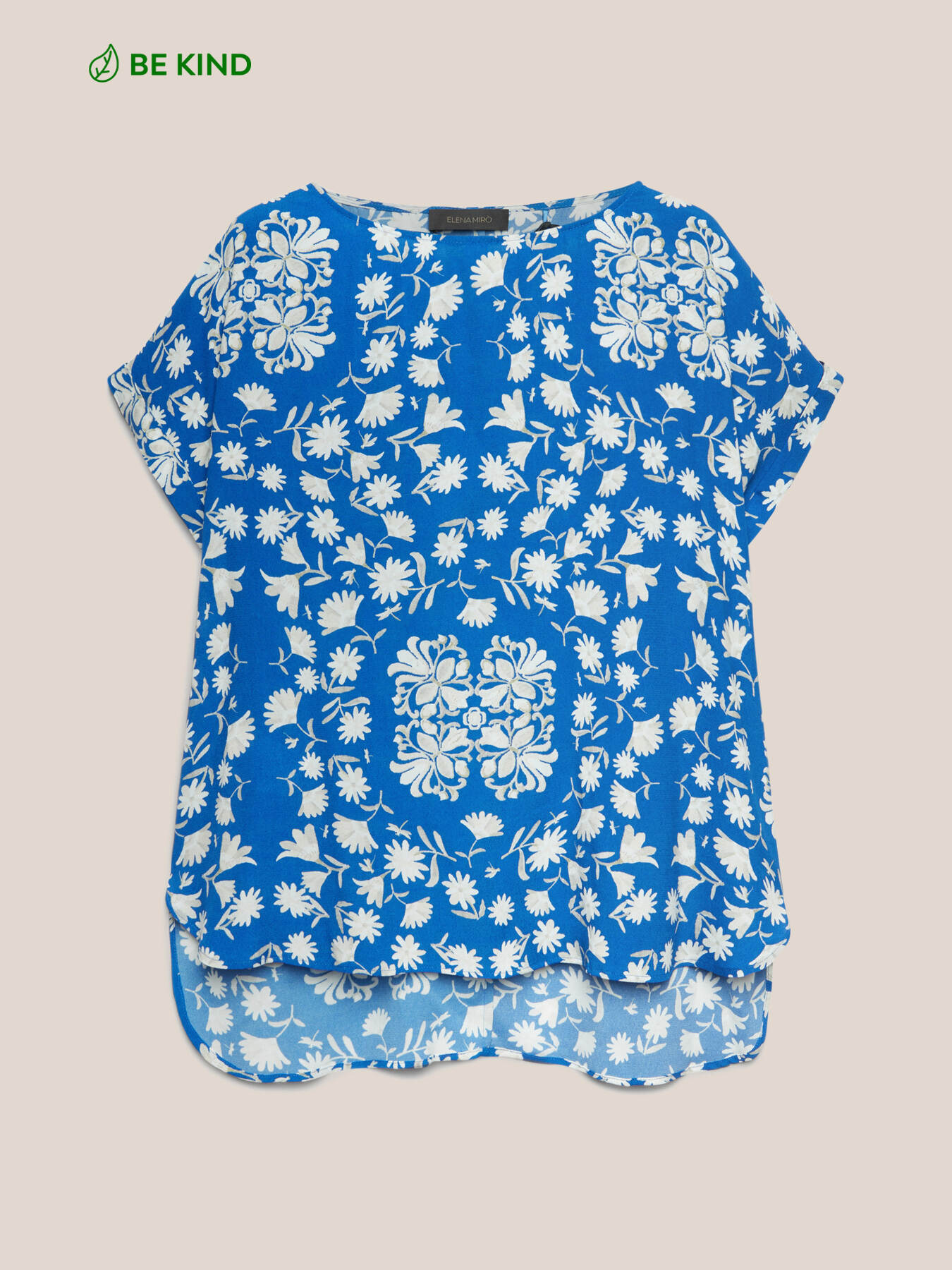 Blusa estampada de viscosa ECOVERO&trade; image number 4