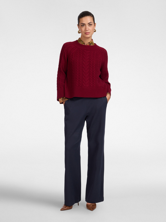 Palazzo pants in viscose blend
