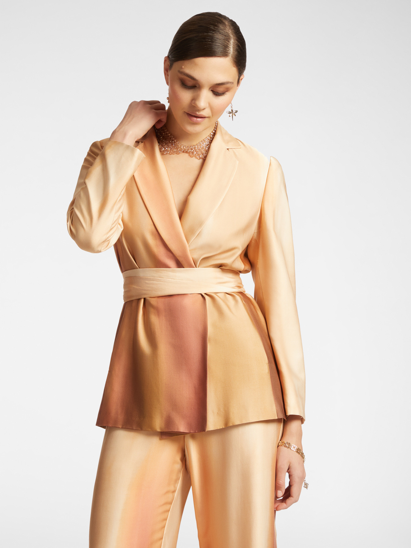 Elegante Jacke mit nuanciertem Druck image number 0