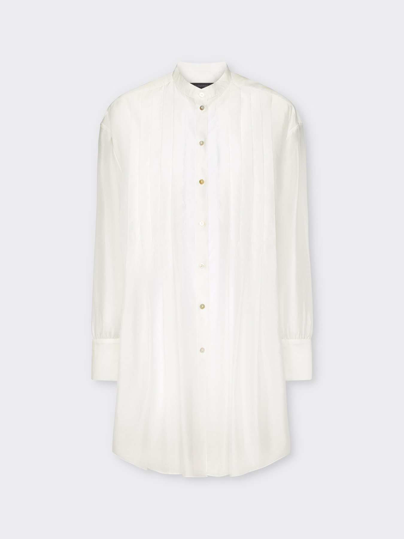 Camisa comprida com pregas image number 5