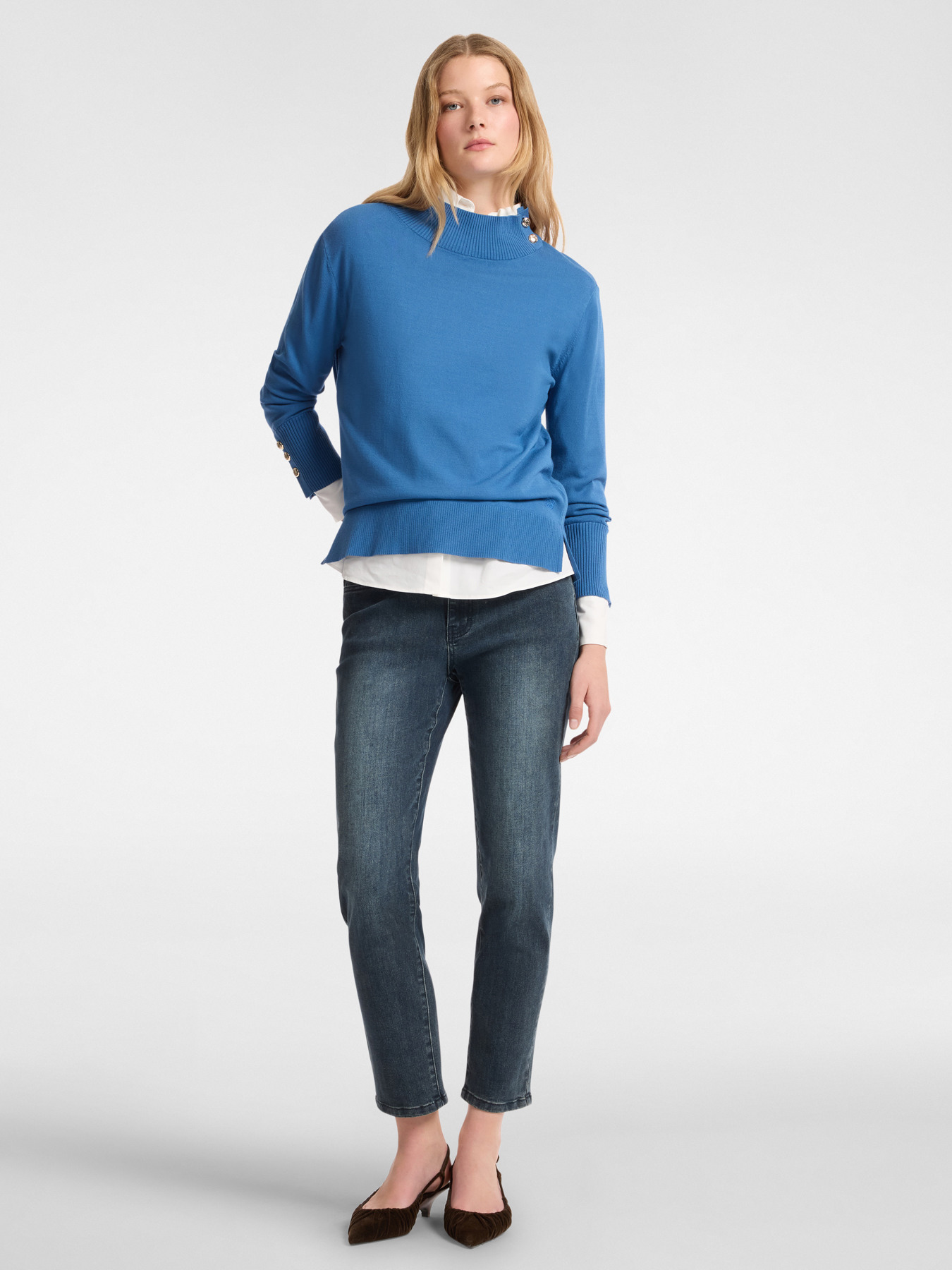 Pullover mit Kn&ouml;pfen image number 2