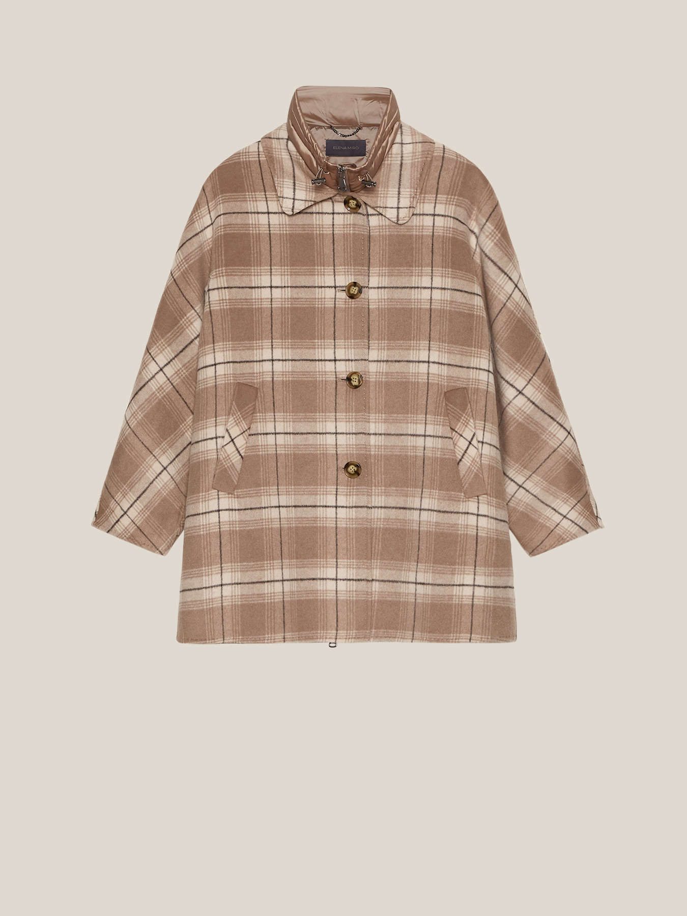 Palet&oacute; xadrez com colete interno image number 4