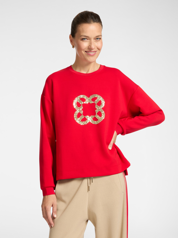 Sweatshirt with Monogram embroidery