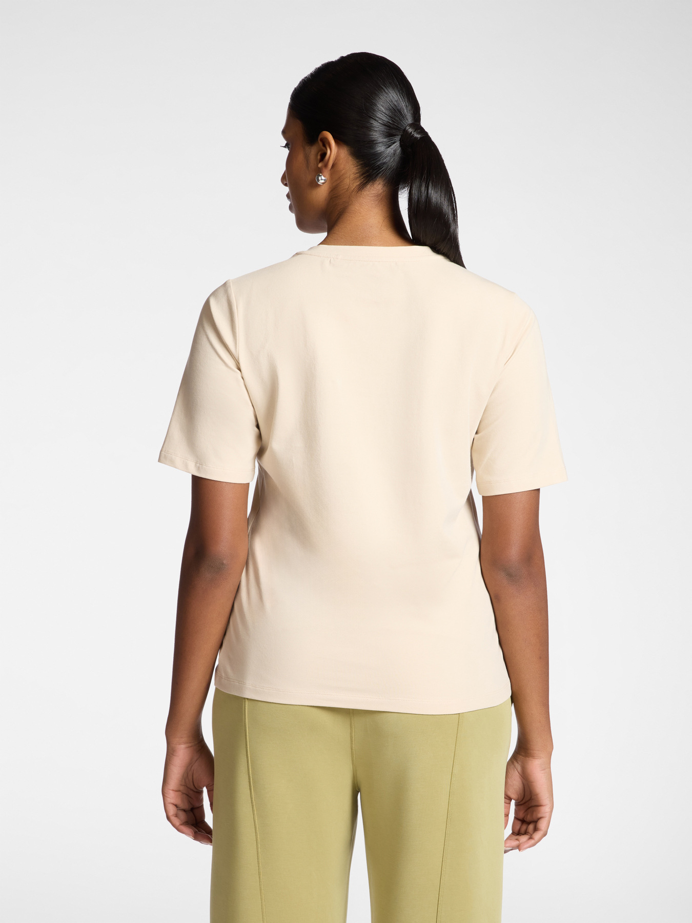 T-shirt in cotone con ricamo Monogram image number 1