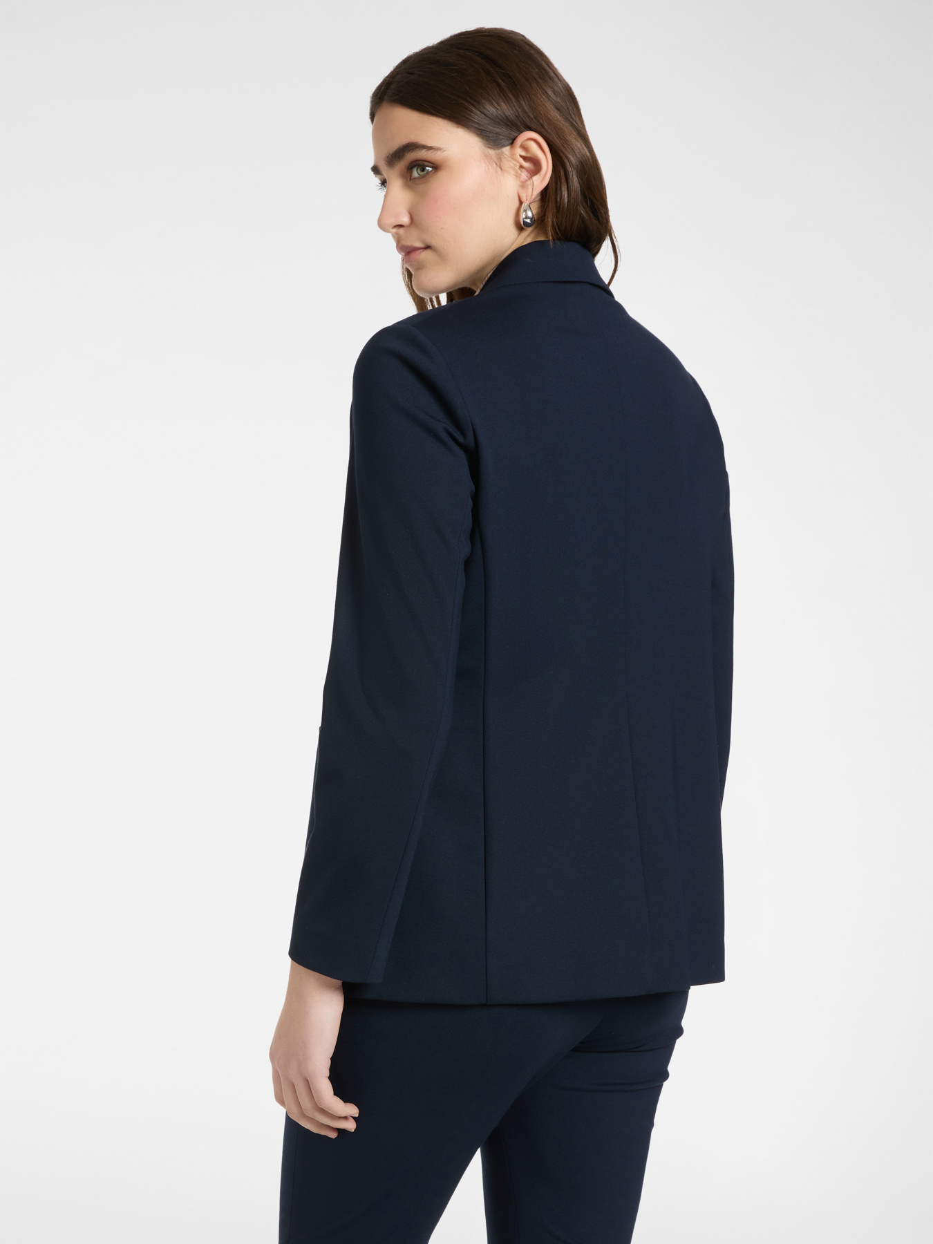 Single-breasted blazer in Milano stitch image number 1