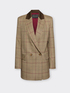 Doppelreihiger Blazer mit Prince-of-Wales-Muster image number 4