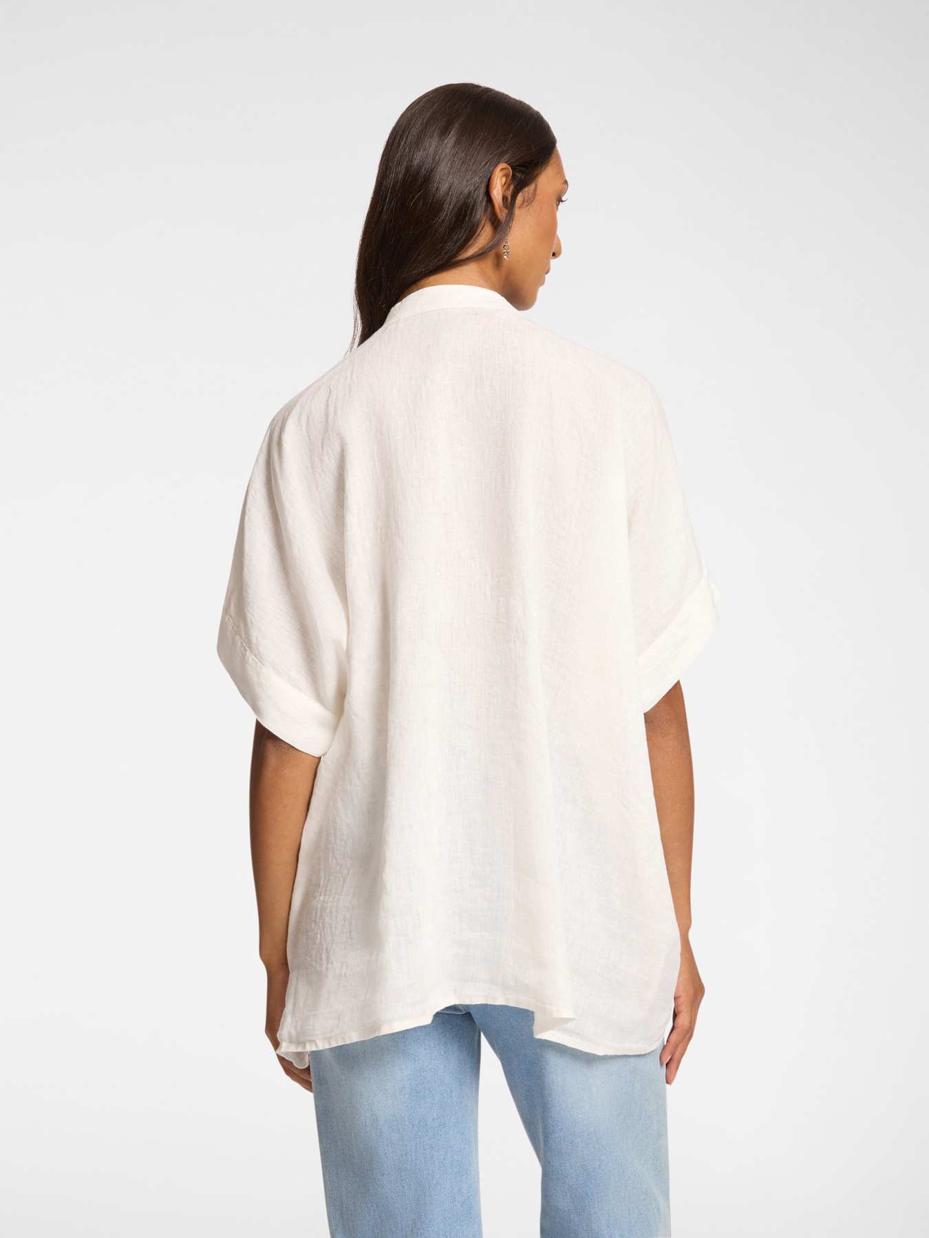 Blusa in lino image number 1