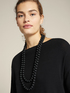 ECOVERO™ viscose sweater with necklace image number 2
