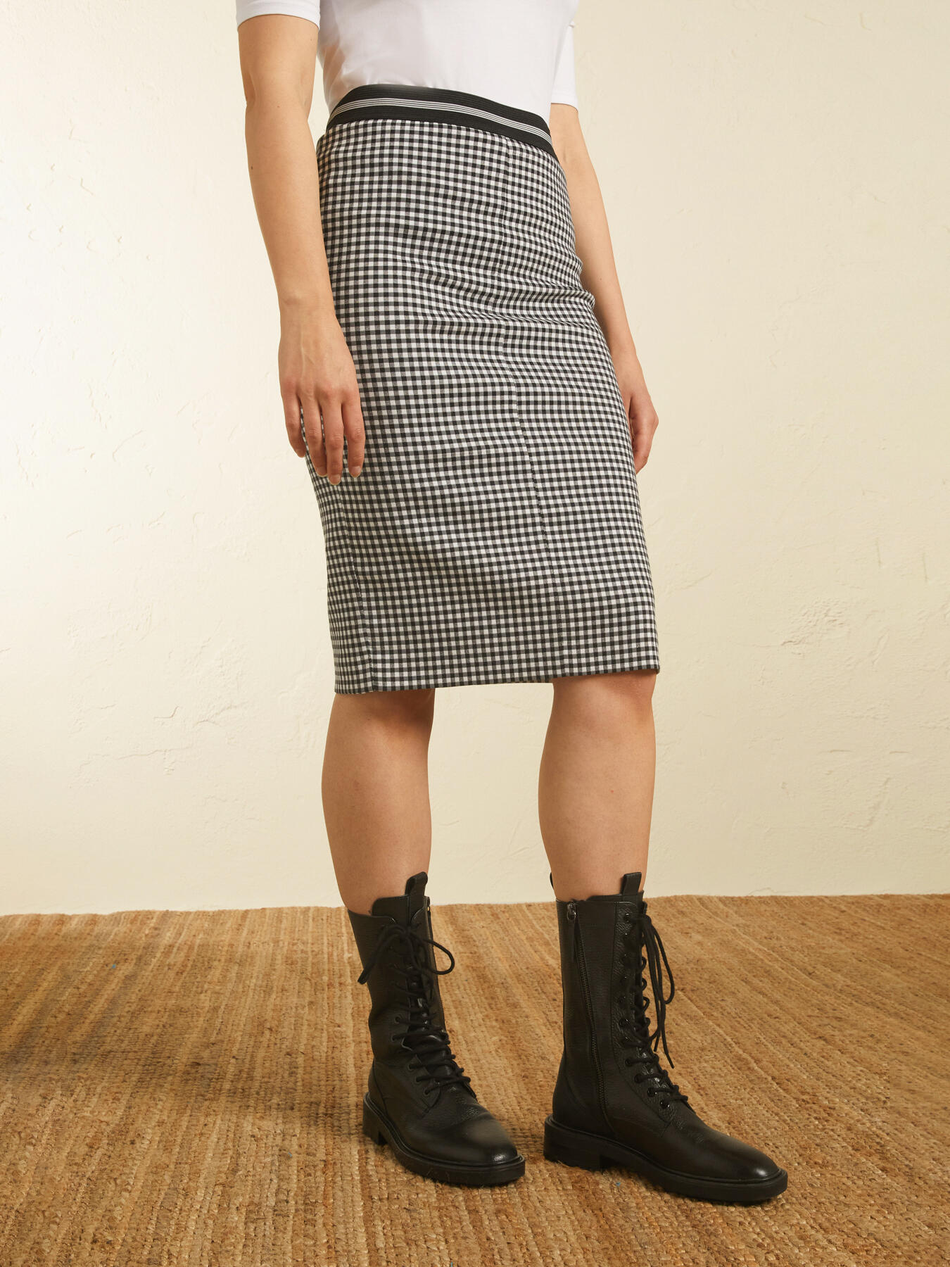 Gonna tubino jacquard image number 3