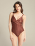 Lurex one-piece swimsuit image number 0