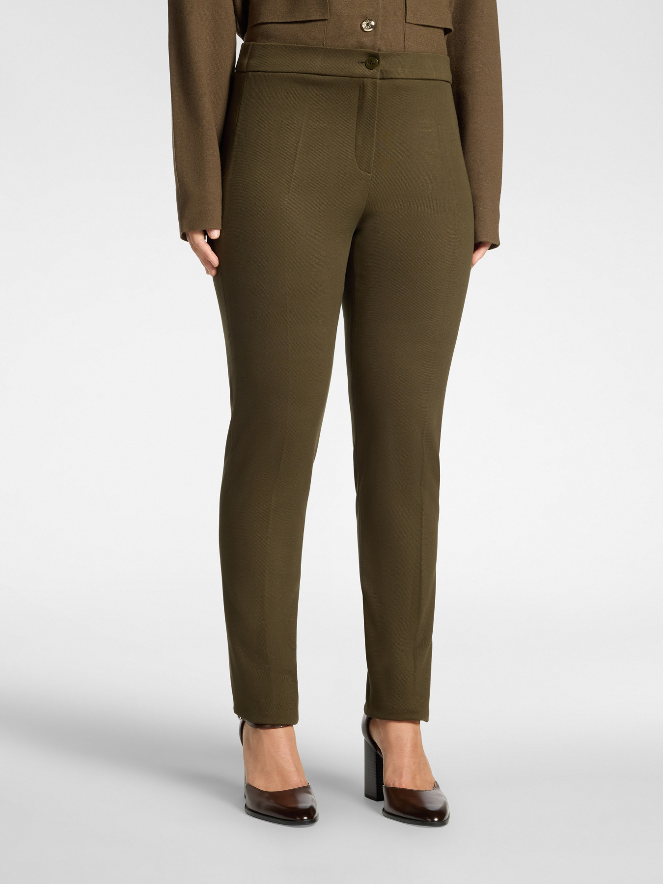 Hose aus Viskose-Jersey-Mix image number 2