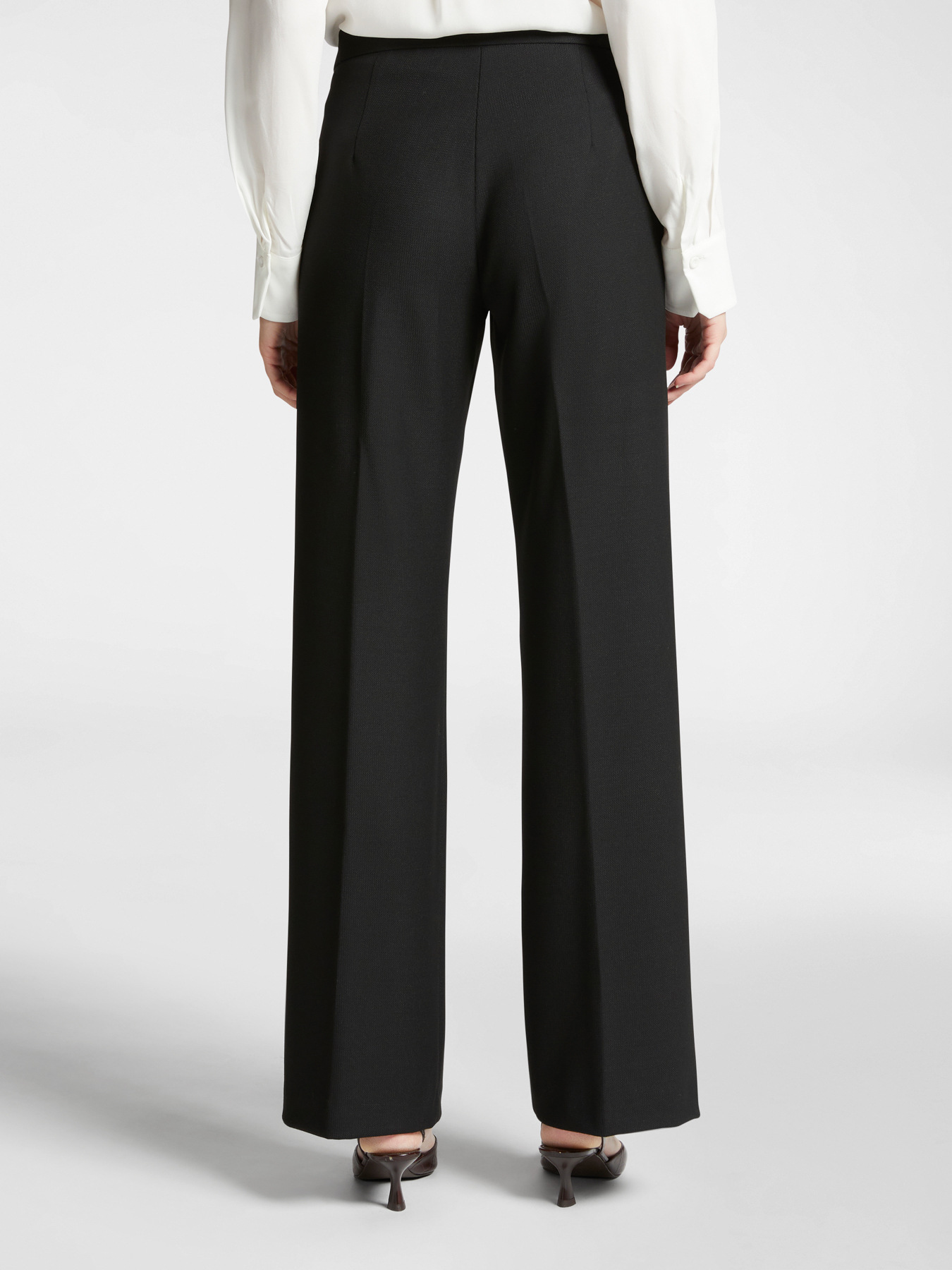 Hose mit maskulinem Schnitt aus Stretchgewebe image number 1